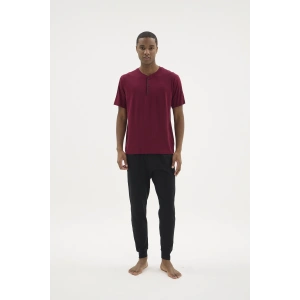USLUCAN ALIŞVERİŞ Kocabey KKT-26155 Erkek Midi Yaka Pijama Takımı