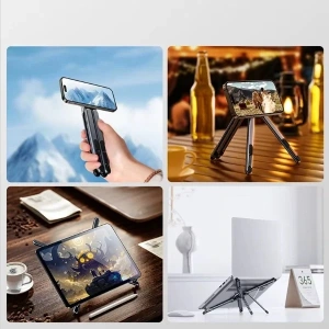 USLUCAN ALIŞVERİŞ Kompakt Manyetik Telefon Tablet Laptop Tutucu