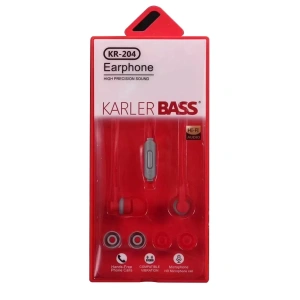USLUCAN ALIŞVERİŞ KR-204 Kablolu Kulaklık - Kırmızı