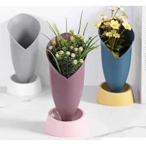 USLUCAN ALIŞVERİŞ Lale Figürlü Dekoratif Vazo