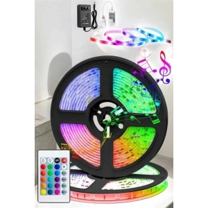 USLUCAN ALIŞVERİŞ Led Işık 5 Metre Şerit Led RGB Işıklı