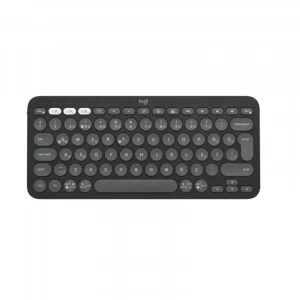 USLUCAN ALIŞVERİŞ LOGITECH K380S PEBBLE KEYS 2 ÇOKLU CİHAZ ÖZELLİKLİ BLUETOOTH TÜRKÇE Q KLAVYE GRİ 920-011859