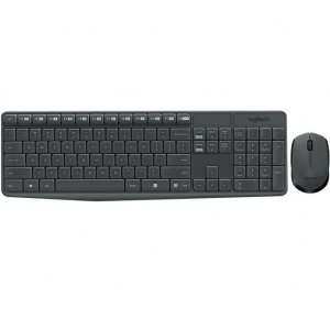 USLUCAN ALIŞVERİŞ LOGITECH MK235 Q TR KABLOSUZ KLAVYE MOUSE SET GRİ 920-007925