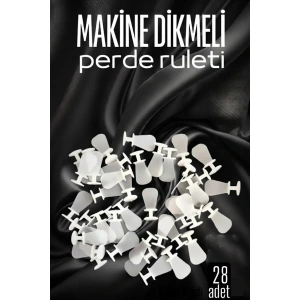USLUCAN ALIŞVERİŞ Makine Dikmeli Perde Düğmesi Perde Ruleti Perde Düğmesi 28 Adet
