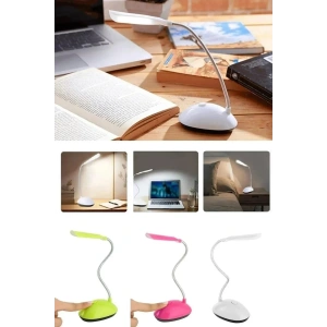 USLUCAN ALIŞVERİŞ Masa Lambası  Spiral Led  Kitap Okuma Işığı Pilli Model Led Lamba