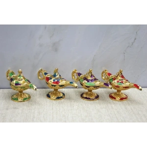 USLUCAN ALIŞVERİŞ Mineli Metal Alaaddin Lambası Model 1