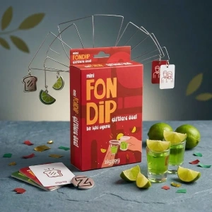 USLUCAN ALIŞVERİŞ Mini Fondip Çiftlere Özel Eğlenceli Kart Oyunu