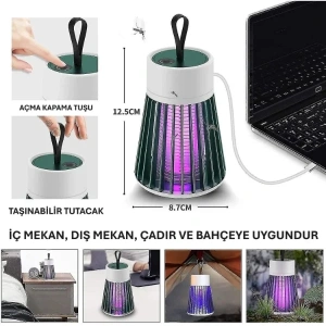 USLUCAN ALIŞVERİŞ Mini Taşınabilir Sinek Öldürücü UV Lamba