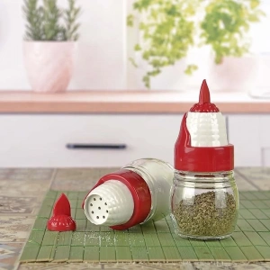 USLUCAN ALIŞVERİŞ Mısır Figürlü Tuzluk Biberlik 2 li Set