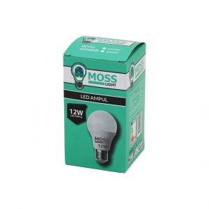 USLUCAN ALIŞVERİŞ MOSS LIGHT 12W BEYAZ LED AMPUL E27 960Lm 6500K