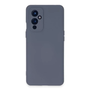 USLUCAN ALIŞVERİŞ One Plus 9 Kılıf Nano içi Kadife Silikon - Gri