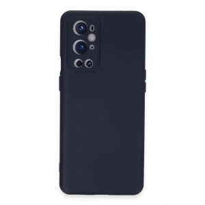 USLUCAN ALIŞVERİŞ One Plus 9 Pro Kılıf Nano içi Kadife Silikon - Lacivert