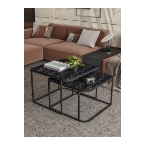 USLUCAN ALIŞVERİŞ Orta Sehpa Damla İkili Lüx Bendir