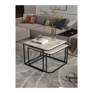 USLUCAN ALIŞVERİŞ Orta Sehpa Damla İkili Lüx Efes