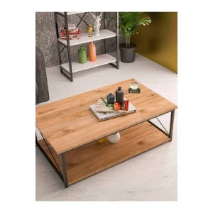 USLUCAN ALIŞVERİŞ ORTA SEHPA DOUBLE CEVİZ-2105