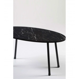 USLUCAN ALIŞVERİŞ Orta Sehpa Metal Ayak Elips BENDİR