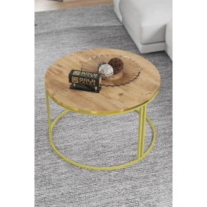 USLUCAN ALIŞVERİŞ Orta Sehpa Tekli Special Lüx Gold Ceviz