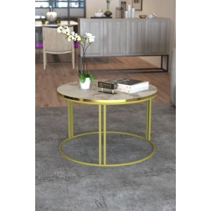 USLUCAN ALIŞVERİŞ Orta Sehpa Tekli Special Lüx Gold Efes