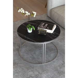 USLUCAN ALIŞVERİŞ Orta Sehpa Tekli Special Lüx Gümüş Bendir