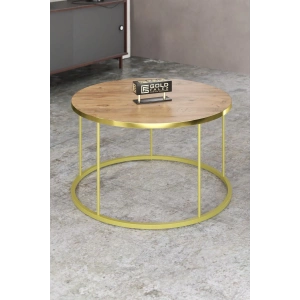 USLUCAN ALIŞVERİŞ ORTA SEHPA TERRA LÜX GOLD CEVİZ