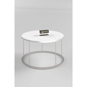 USLUCAN ALIŞVERİŞ ORTA SEHPA TERRA LÜX GÜMÜŞ BEYAZ