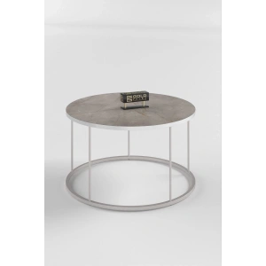 USLUCAN ALIŞVERİŞ ORTA SEHPA TERRA LÜX GÜMÜŞ GORDİON