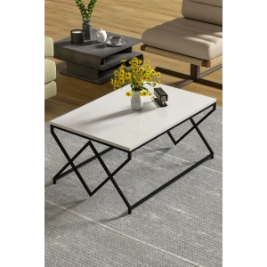 USLUCAN ALIŞVERİŞ ORTA SEHPA V LÜX BEYAZ