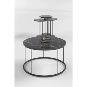 USLUCAN ALIŞVERİŞ ORTA SEHPA VE ZİGON SEHPA TERRA SET BENDİR