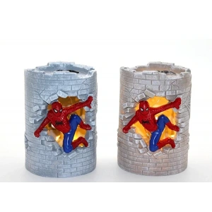 USLUCAN ALIŞVERİŞ Örümcek Adamlı Masa Lambası