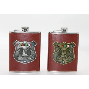 USLUCAN ALIŞVERİŞ Paslanmaz Çelik İstanbul Yöresel Matara Model 2