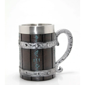 USLUCAN ALIŞVERİŞ Paslanmaz Çelik Tasarım Kupa Bardak (XL Boyut)