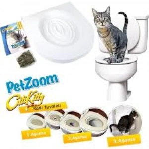 USLUCAN ALIŞVERİŞ Petzoom Klozet Kedi Tuvaleti ***