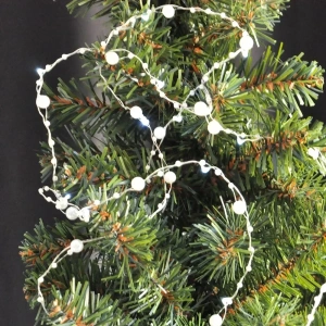 USLUCAN ALIŞVERİŞ Pilli Led Beyaz Işık - İnci Tanesi