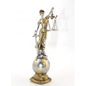 USLUCAN ALIŞVERİŞ Polyester Adalet Figürü