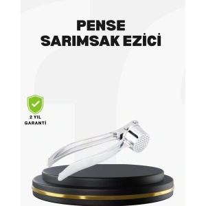 USLUCAN ALIŞVERİŞ Profesyonel Sarımsak Ezici Sağlam Yapı ve Rahat Kavrama