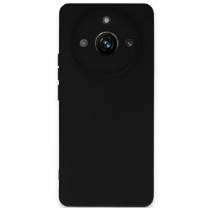 USLUCAN ALIŞVERİŞ Realme 11 Pro Kılıf Nano içi Kadife Silikon - Siyah