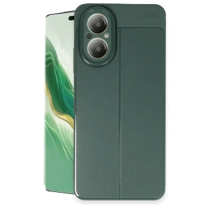 USLUCAN ALIŞVERİŞ Realme 12 Lite Kılıf Auto Focus Kapak - Koyu Yeşil