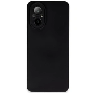 USLUCAN ALIŞVERİŞ Realme 12 Lite Kılıf Nano içi Kadife Silikon - Siyah