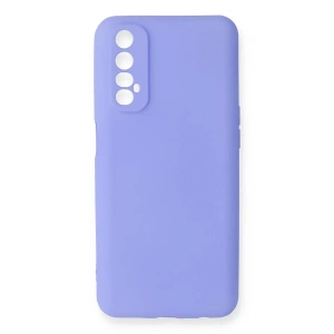 USLUCAN ALIŞVERİŞ Realme 7 Kılıf First Silikon - Lila