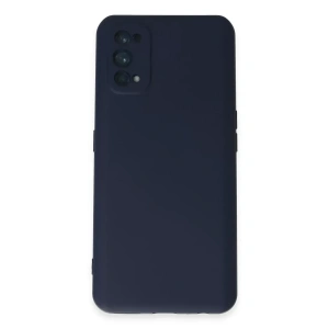 USLUCAN ALIŞVERİŞ Realme 7 Pro Kılıf Nano içi Kadife Silikon - Lacivert