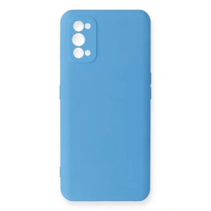 USLUCAN ALIŞVERİŞ Realme 7 Pro Kılıf Nano içi Kadife Silikon - Mavi