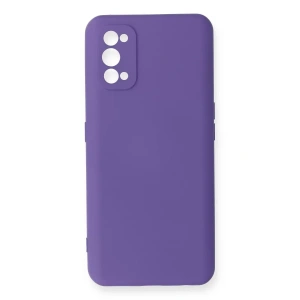 USLUCAN ALIŞVERİŞ Realme 7 Pro Kılıf Nano içi Kadife Silikon - Mor