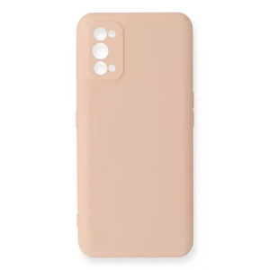 USLUCAN ALIŞVERİŞ Realme 7 Pro Kılıf Nano içi Kadife Silikon - Pudra