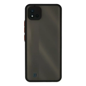 USLUCAN ALIŞVERİŞ Realme C11 2021 Kılıf Montreal Silikon Kapak - Siyah