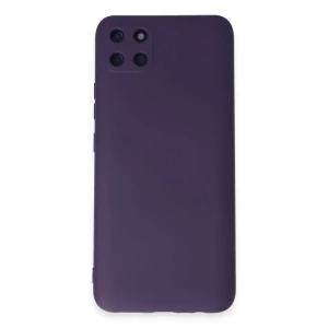 USLUCAN ALIŞVERİŞ Realme C11 Kılıf Nano içi Kadife Silikon - Mor