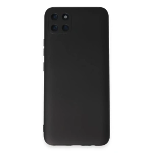 USLUCAN ALIŞVERİŞ Realme C11 Kılıf Nano içi Kadife Silikon - Siyah