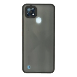 USLUCAN ALIŞVERİŞ Realme C21 Kılıf Montreal Silikon Kapak - Siyah