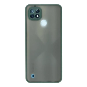 USLUCAN ALIŞVERİŞ Realme C21 Kılıf Montreal Silikon Kapak - Yeşil