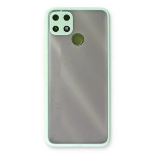 USLUCAN ALIŞVERİŞ Realme C25 Kılıf Montreal Silikon Kapak - Turkuaz