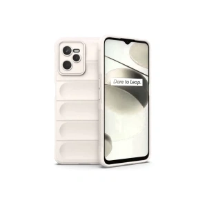 USLUCAN ALIŞVERİŞ Realme C35 Kılıf Optimum Silikon - Krem